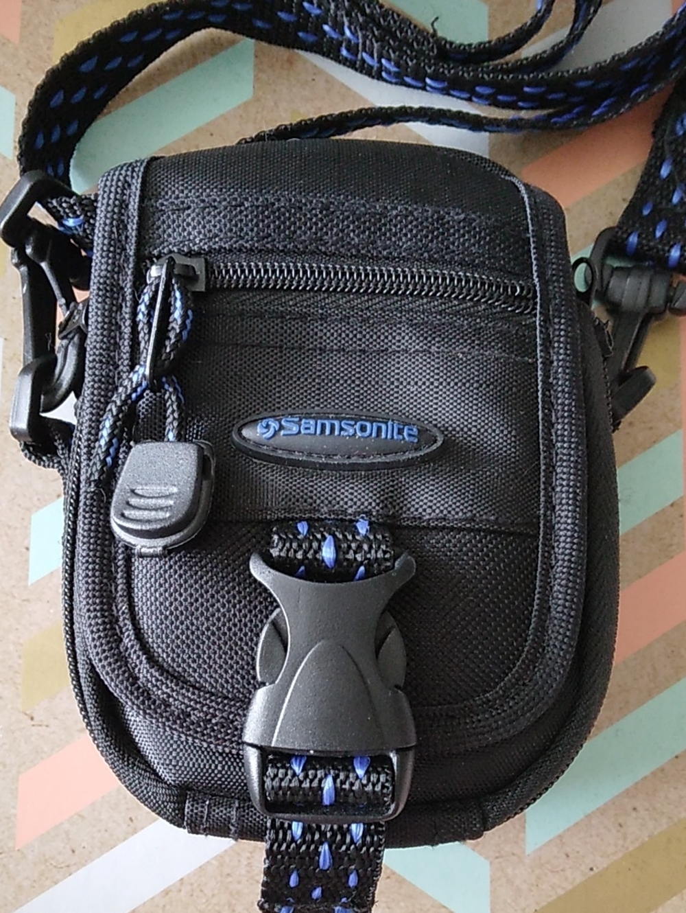 Samsonite 801BK Camera Bag Black and Blue